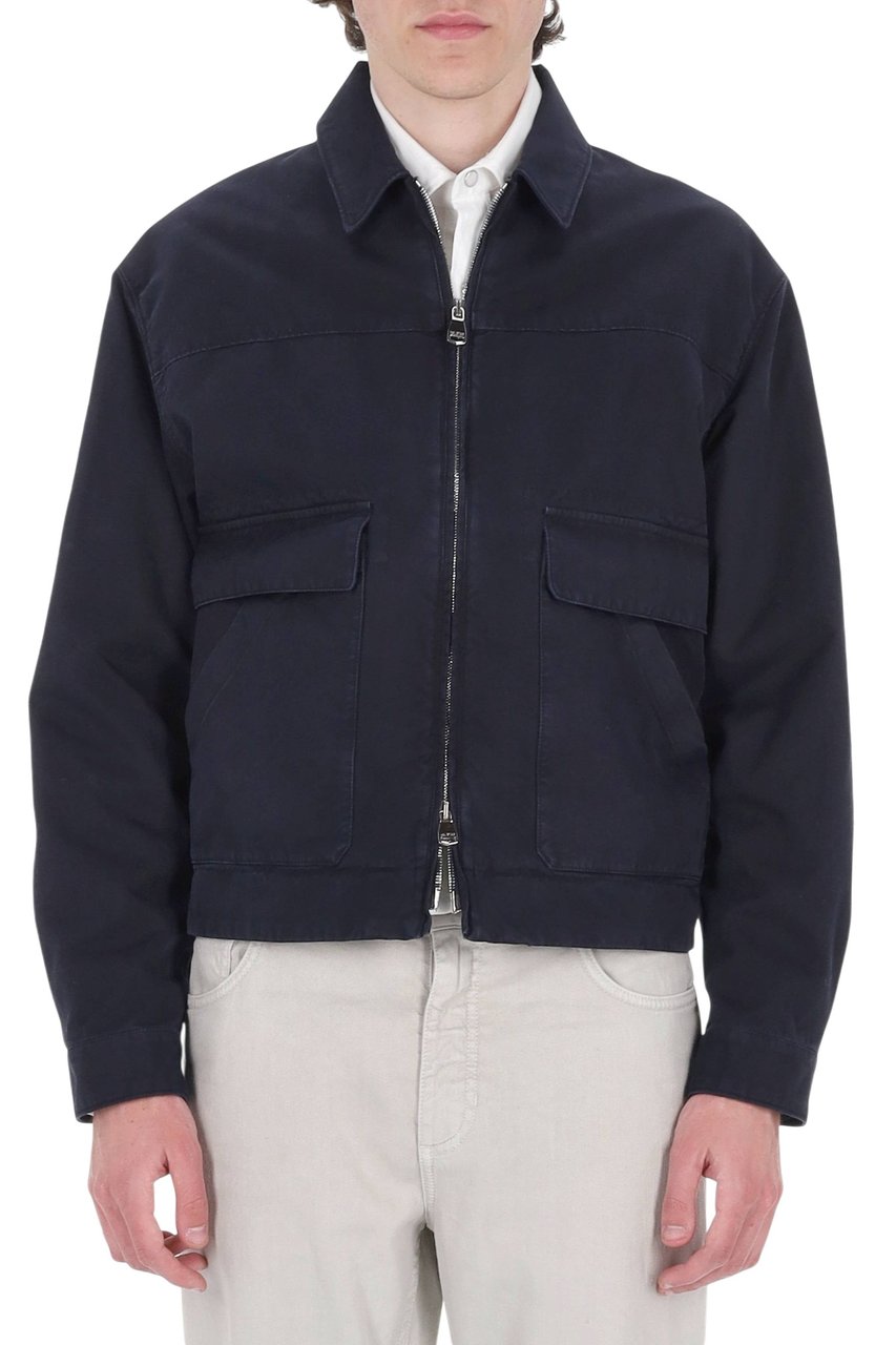 Valstar Bob Cotton Zip-Up Jacket Blauw