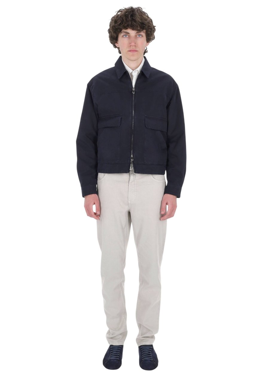 Valstar Bob Cotton Zip-Up Jacket Blauw