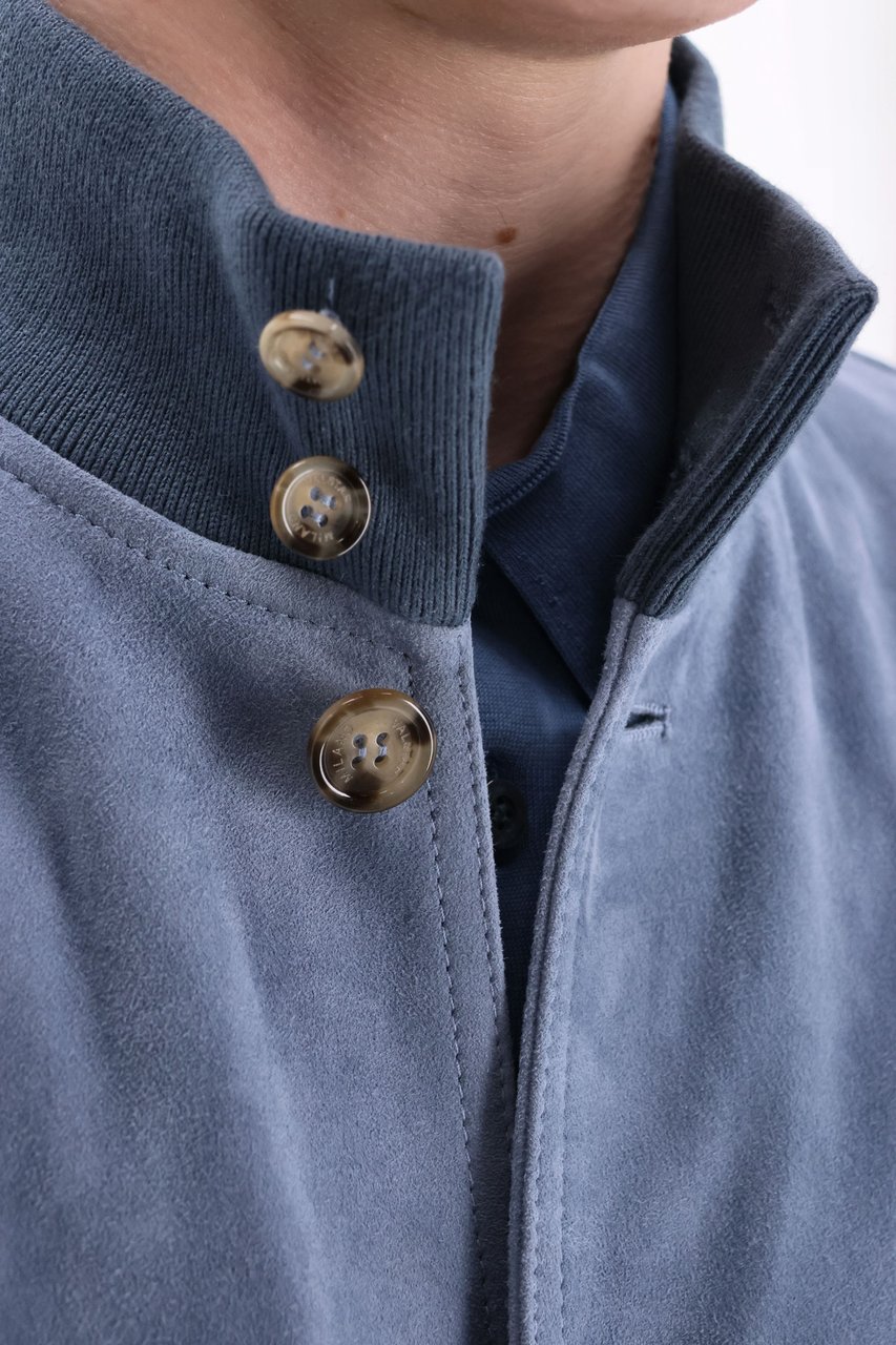 Valstar Unlined Suede Jacket Blauw