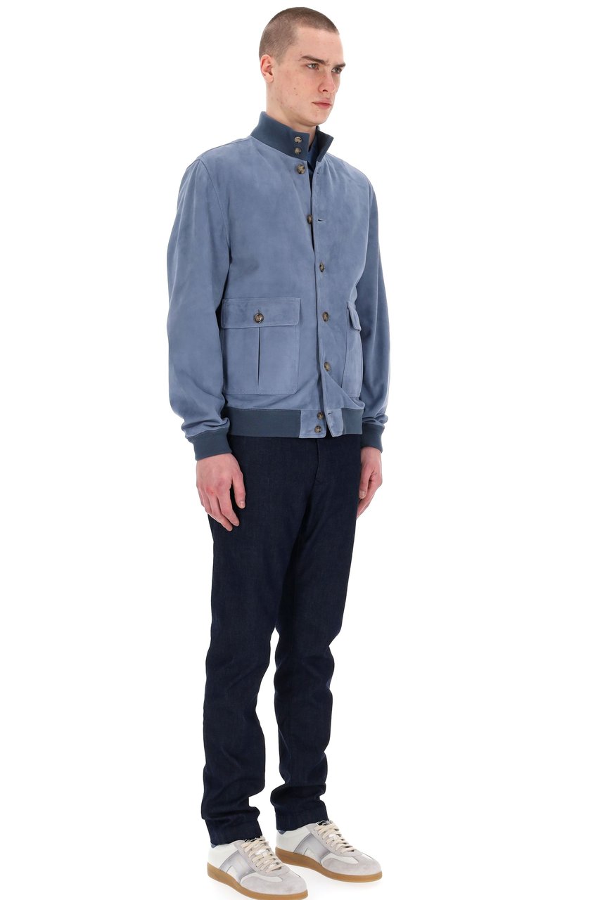 Valstar Unlined Suede Jacket Blauw