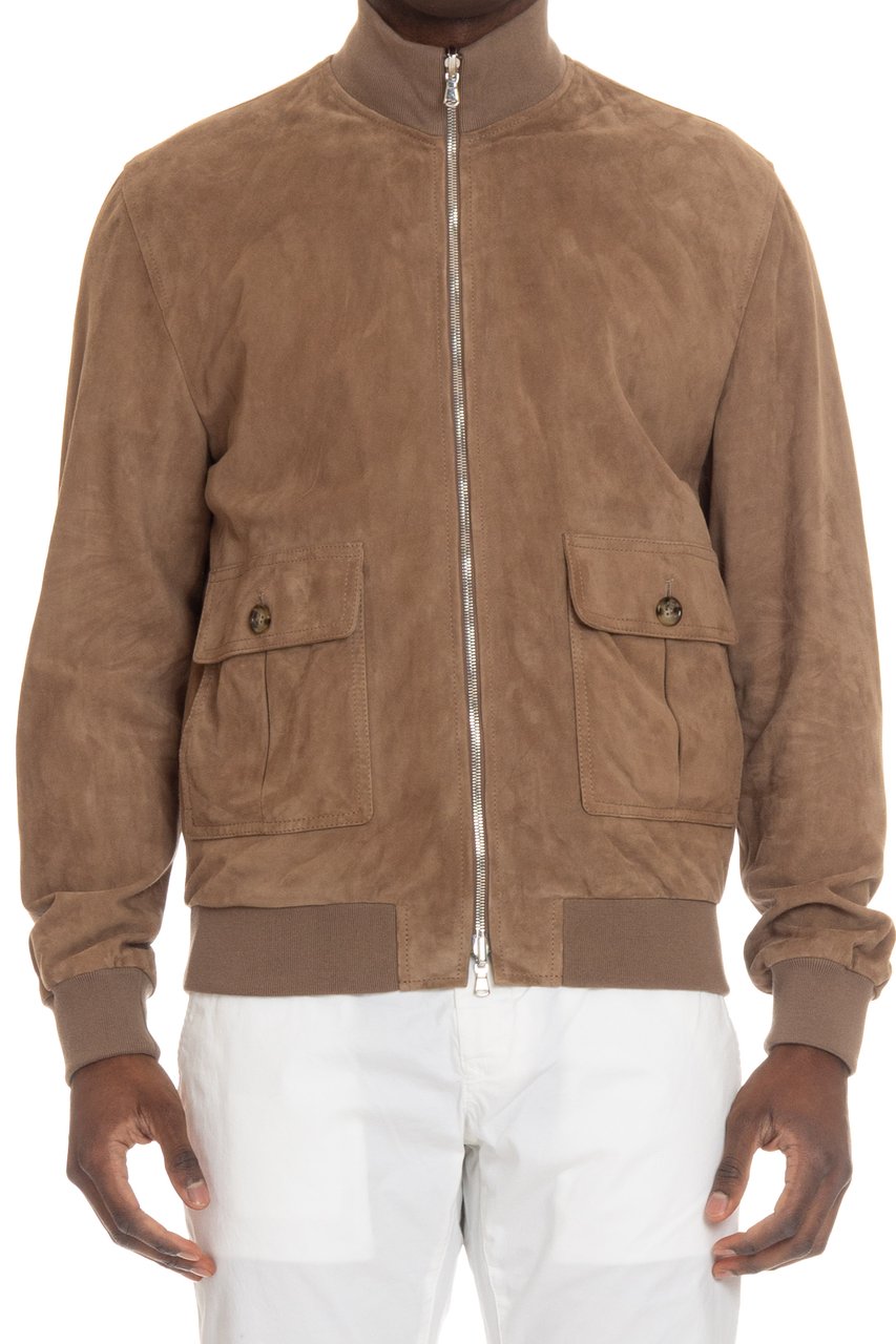 Valstar First-Quality Suede Jacket with Zip Bruin