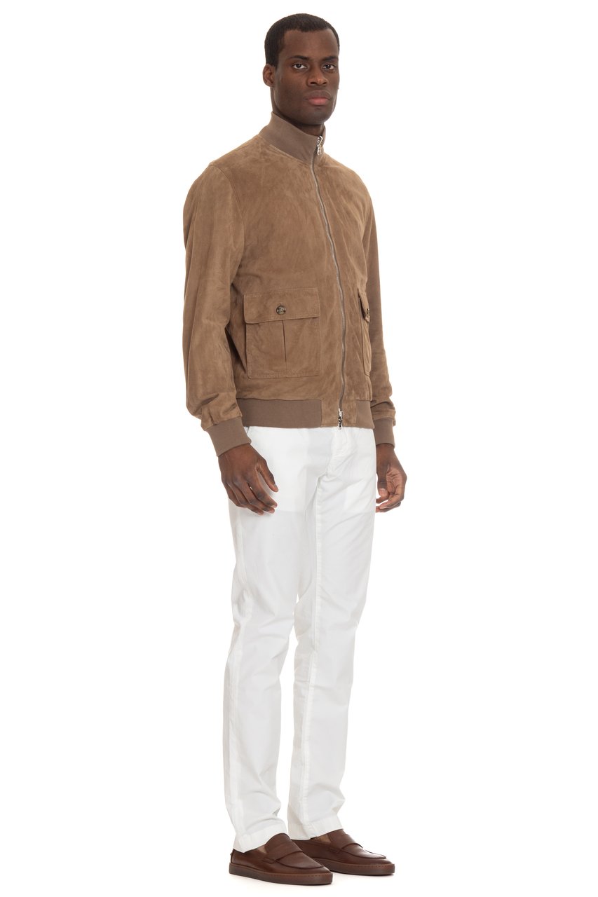 Valstar First-Quality Suede Jacket with Zip Bruin