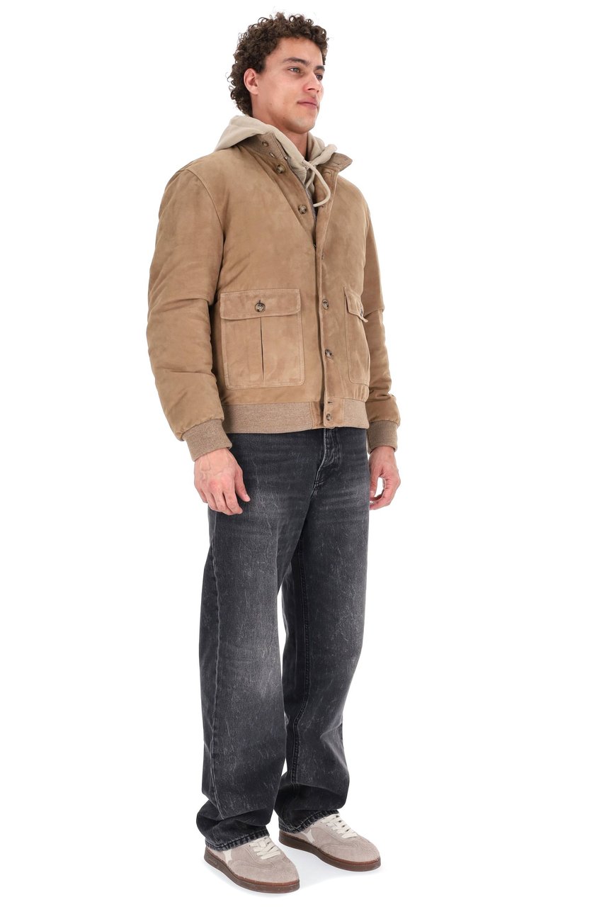 Valstar Suede Ino Jacket Padded with Fine Down Roze