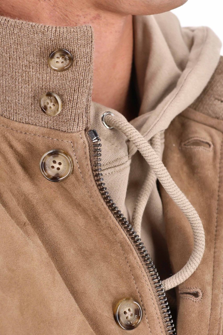 Valstar Suede Ino Jacket Padded with Fine Down Roze