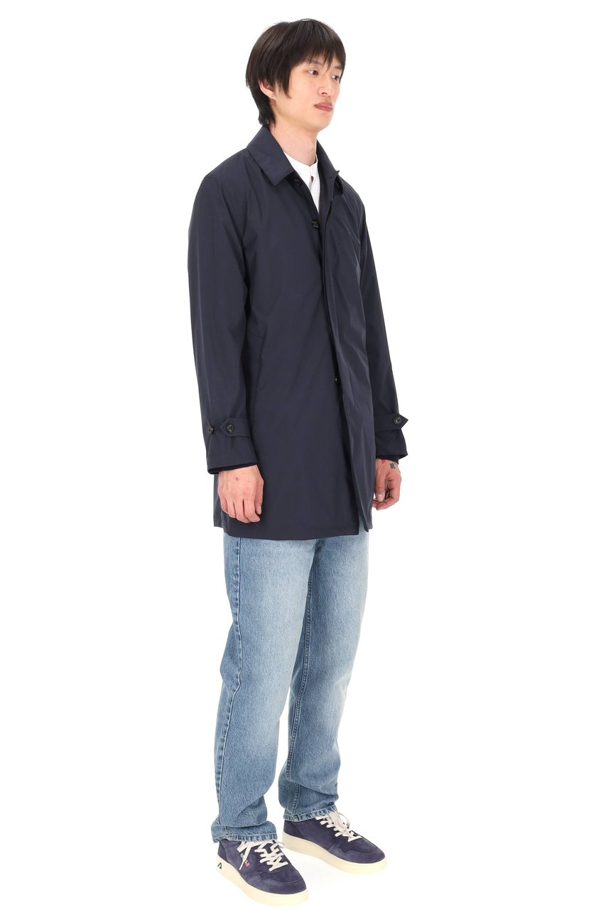 Valstar Superlight Pocketable Nylon Trench Coat Zwart