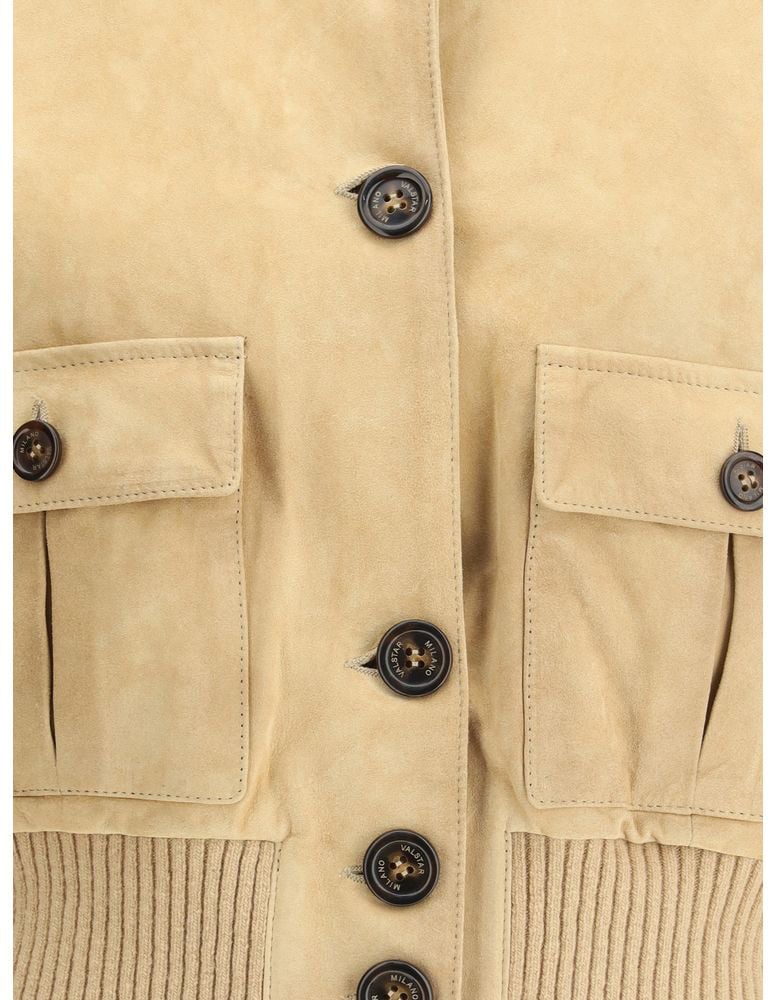 Valstar Beige Goatskin Jacket Beige