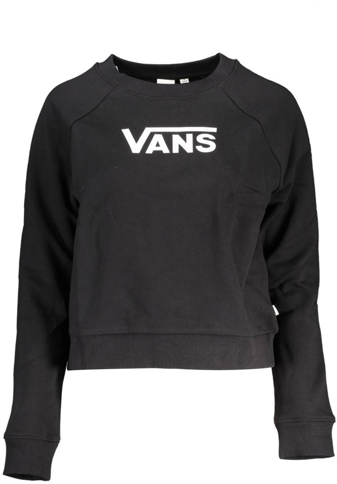Vans Black Cotton Women Sweatshirt Zwart