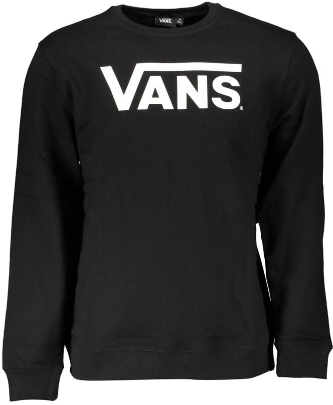Vans Black Cotton Men's Sweatshirt Wit