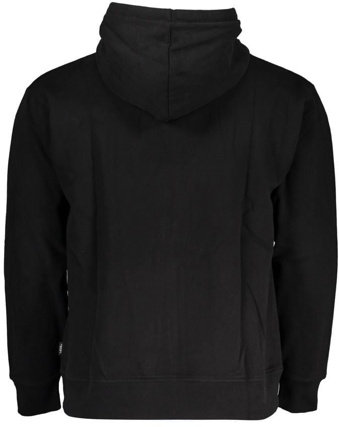 Vans Vans Black Cotton Men's Hooded Sweatshirt Zwart