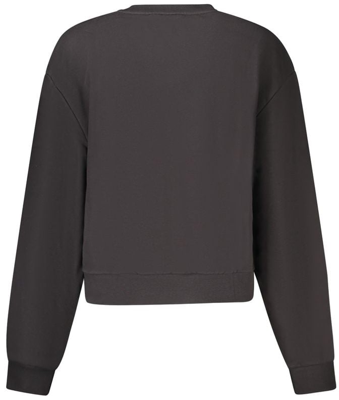 Vans Black Cotton Women's Sweatshirt Zwart