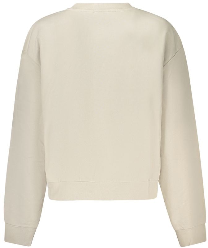 Vans Beige Cotton Women Sweatshirt Groen