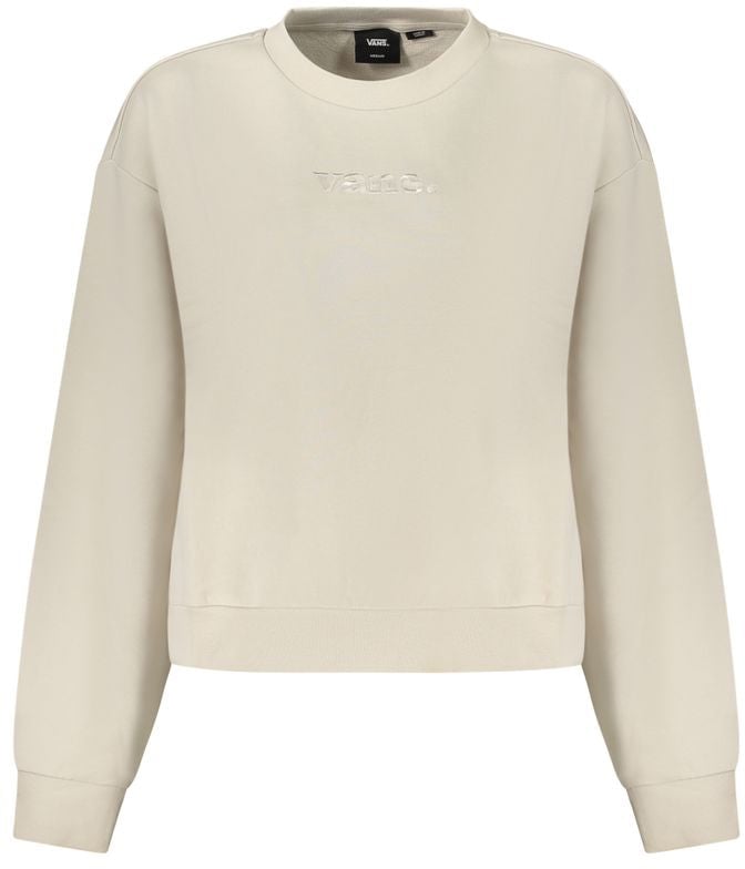 Vans Beige Cotton Women Sweatshirt Groen