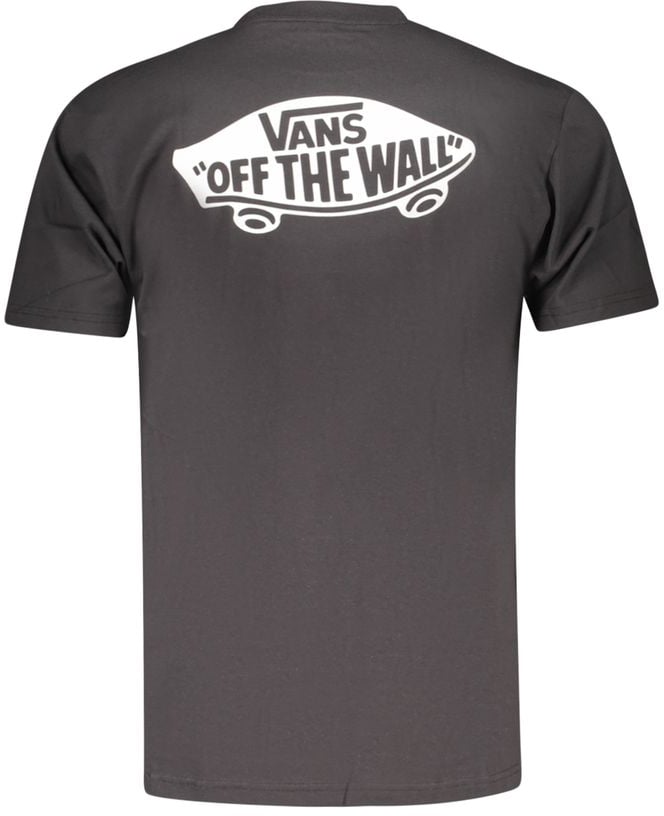 Vans Black Cotton Men's T-Shirt Wit