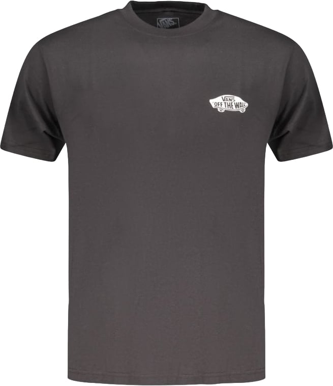 Vans Black Cotton Men's T-Shirt Wit
