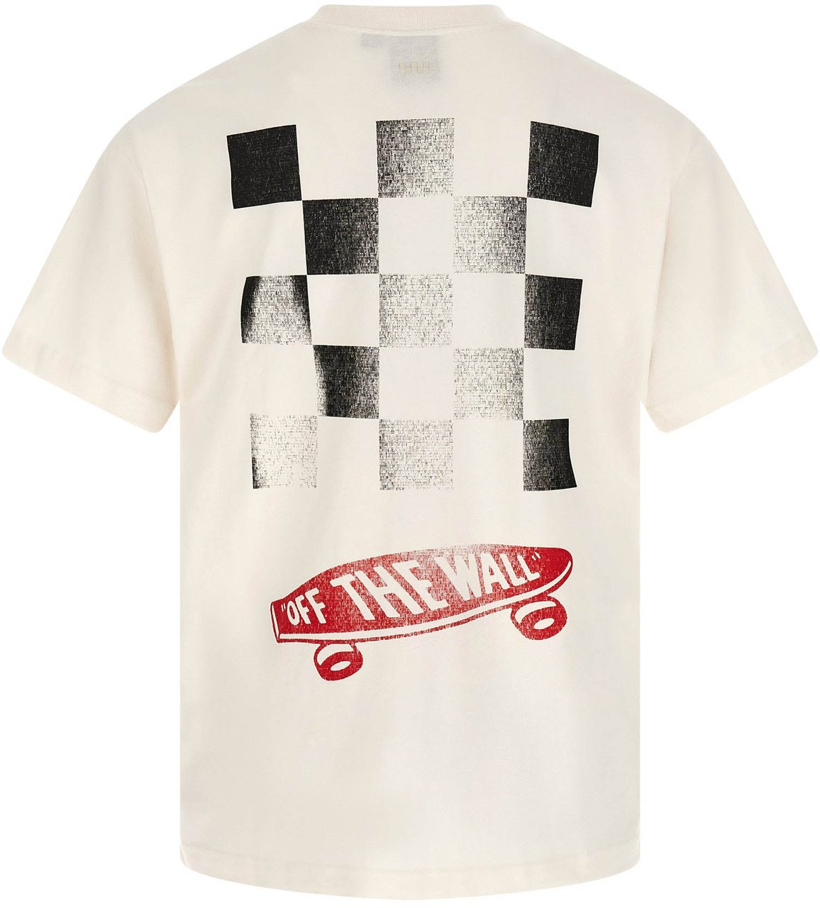 Vans White Cotton T-Shirt Wit