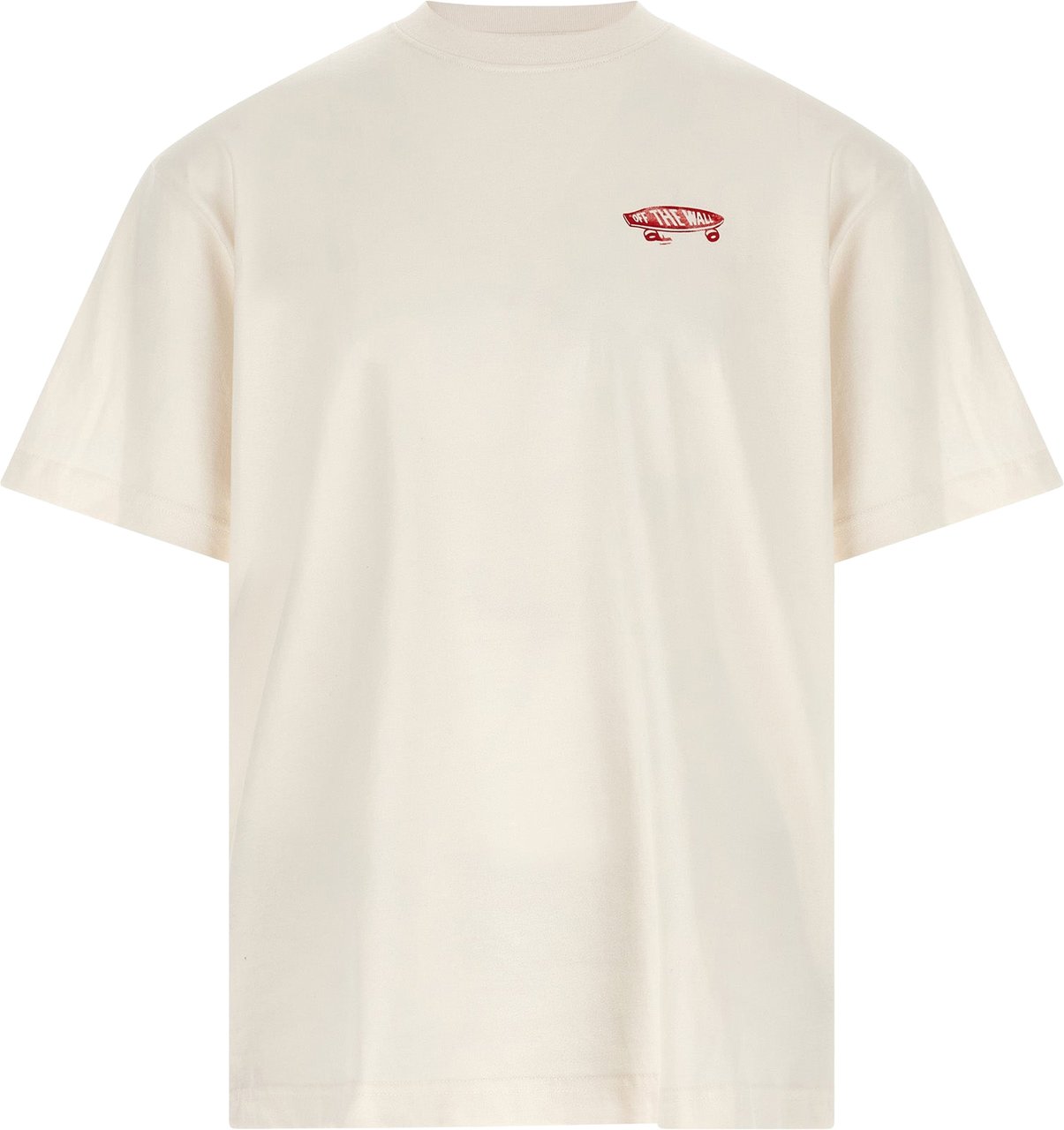 Vans White Cotton T-Shirt Wit