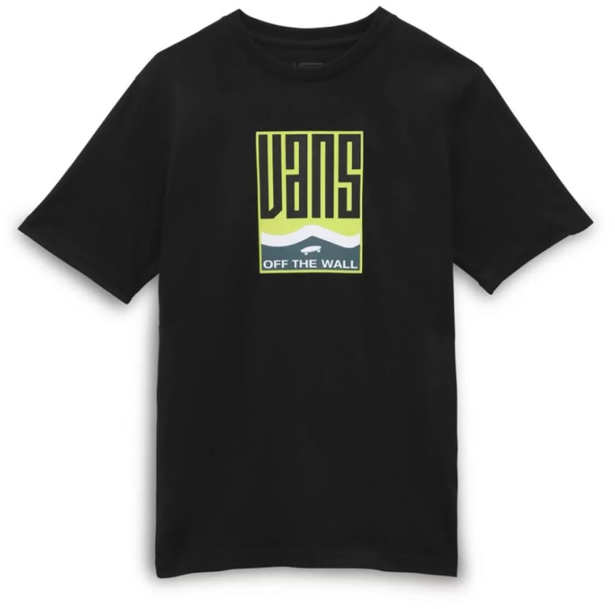 Vans T-SHIRT M/C MAZE Zwart