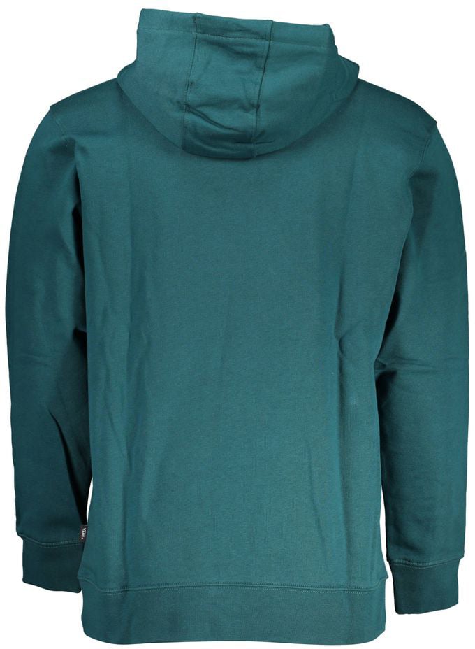 Vans Verde Cotton Men Sweatshirt Groen