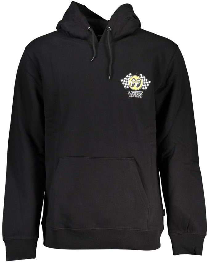 Vans Nero Cotton Men Sweatshirt Zwart