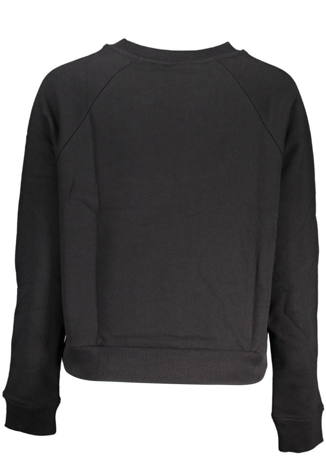 Vans Vans Black Cotton Women Sweatshirt Zwart