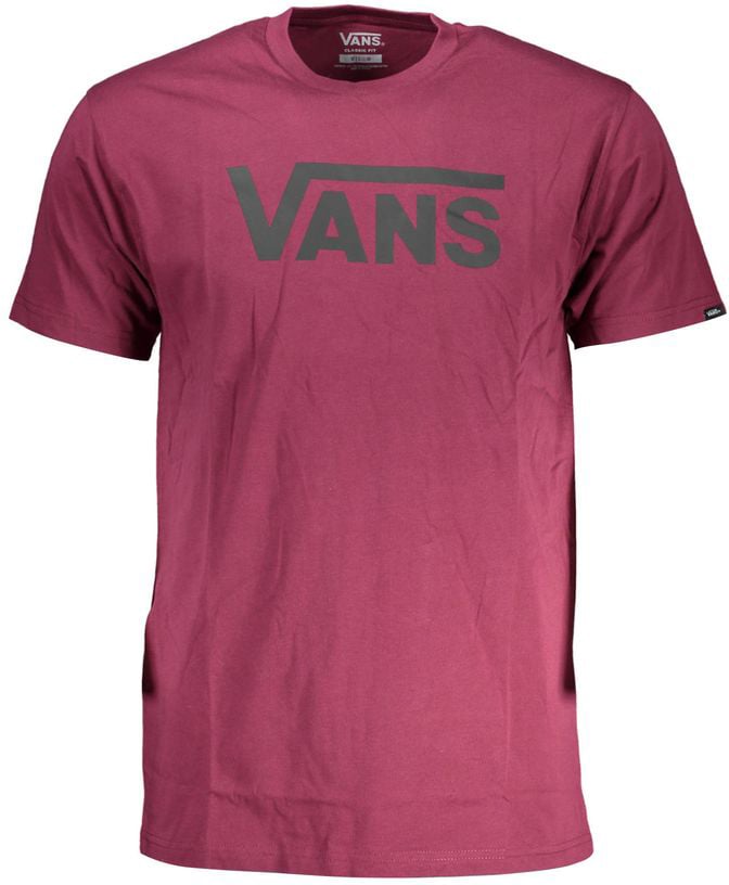 Vans Viola Cotton Men T-Shirt Paars