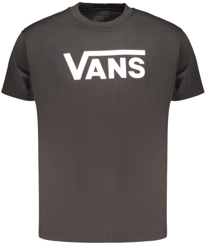 Vans Vans Black Cotton Men T-Shirt Zwart