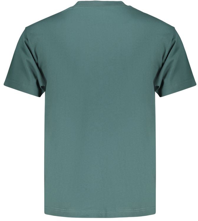 Vans Vans Verde Cotton Men T-Shirt Groen