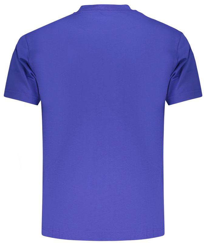 Vans Blue Cotton Men's T-Shirt Blauw