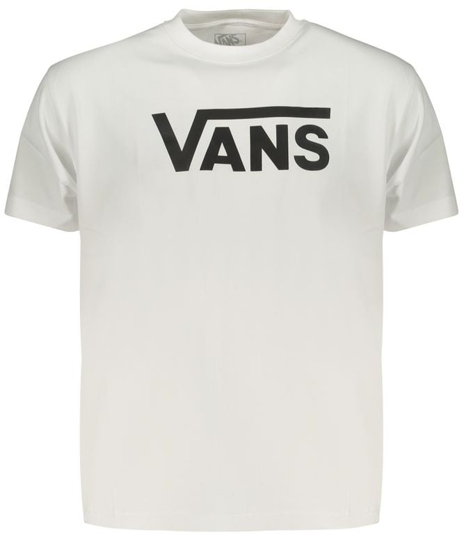 Vans Bianco Cotton Men T-Shirt Wit