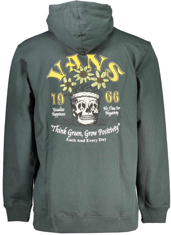 Vans Verde Cotton Men Sweatshirt Groen