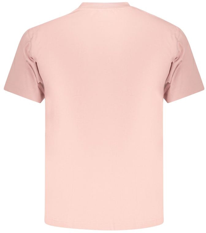 Vans Vans Pink Cotton Men T-Shirt Roze