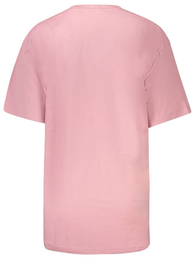 Vans Rosa Cotton Women T-Shirt Roze