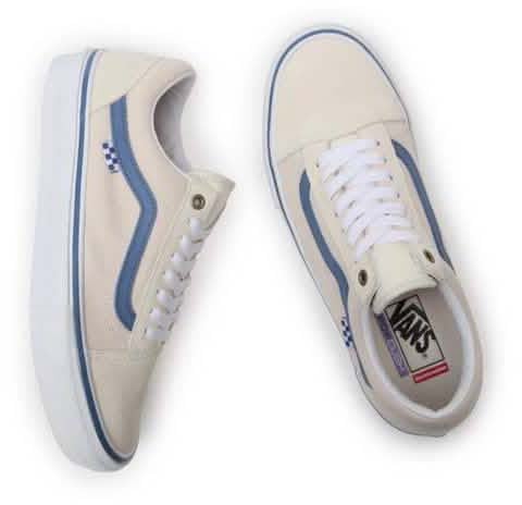 Vans Old Skool Skate Off-White Blue Blauw