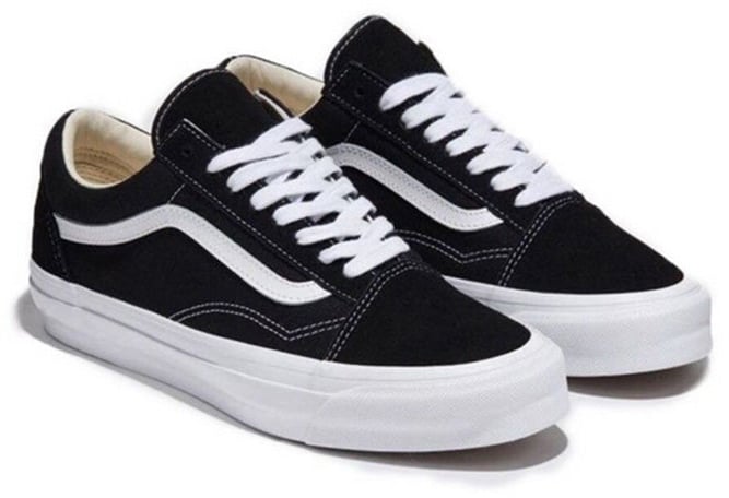 Vans LX OLD SKOOL BLACK/WHITE Zwart