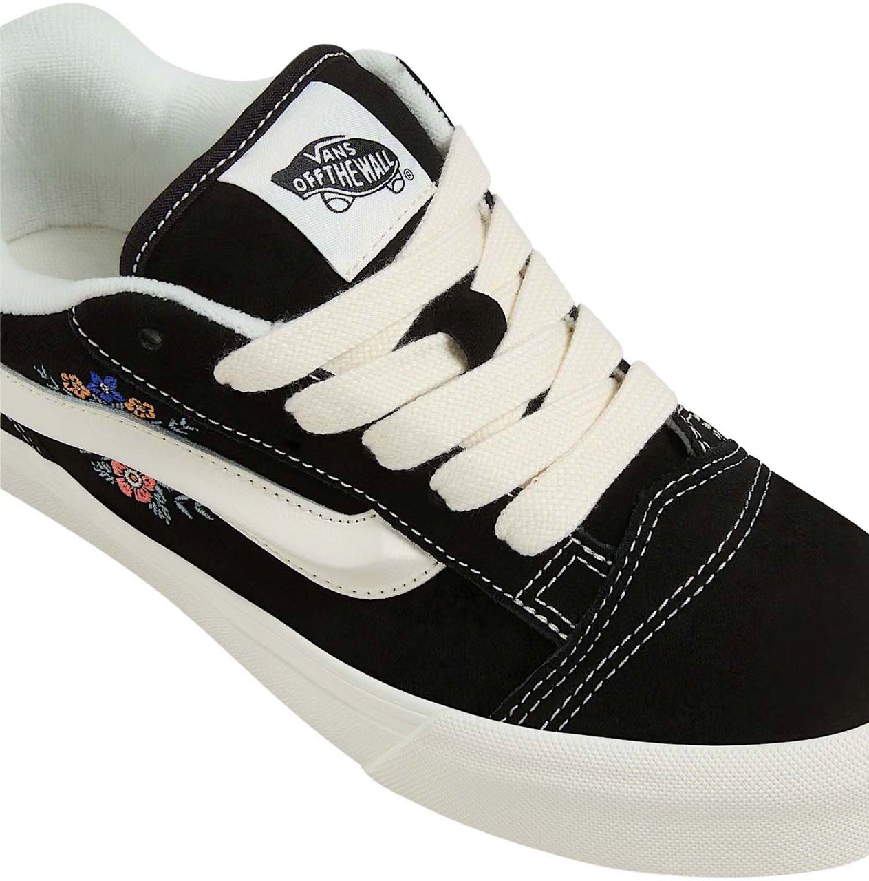 Vans Vans Knu Skool Floral Sneaker Zwart Blauw