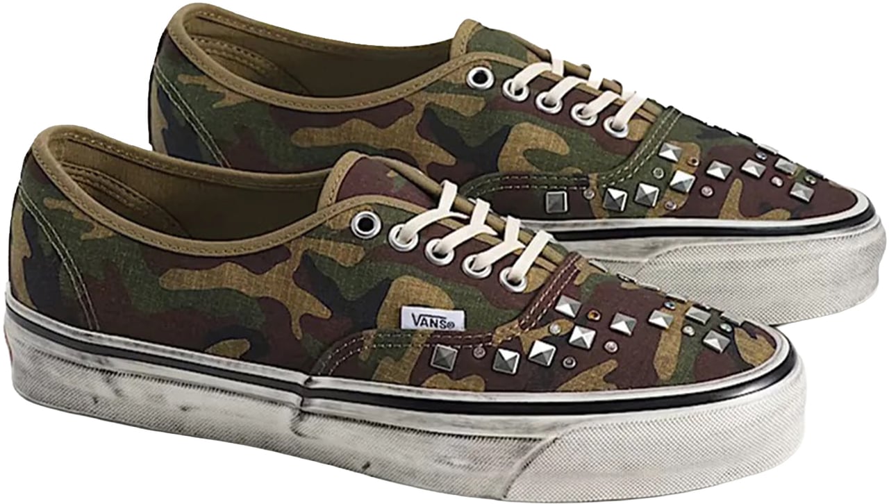 Vans Sneakers Woodland Camo Donkergroen