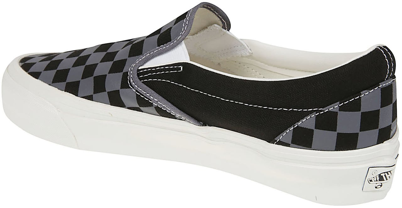 Vans Classic 98 Checkerboard Slip-on Sneakers Grey Grijs