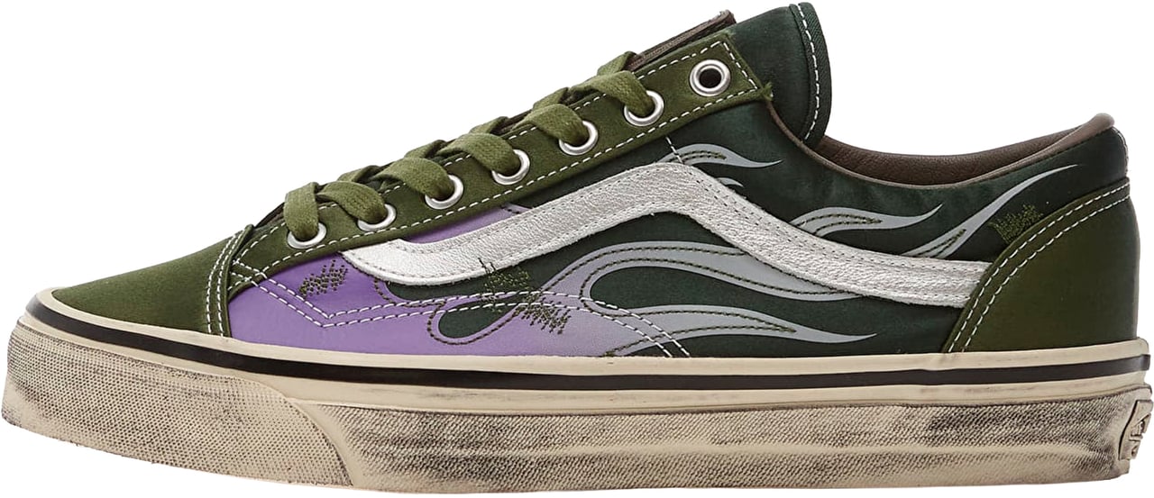 Vans Sneakers Grey/Kelly Gree Donkergroen