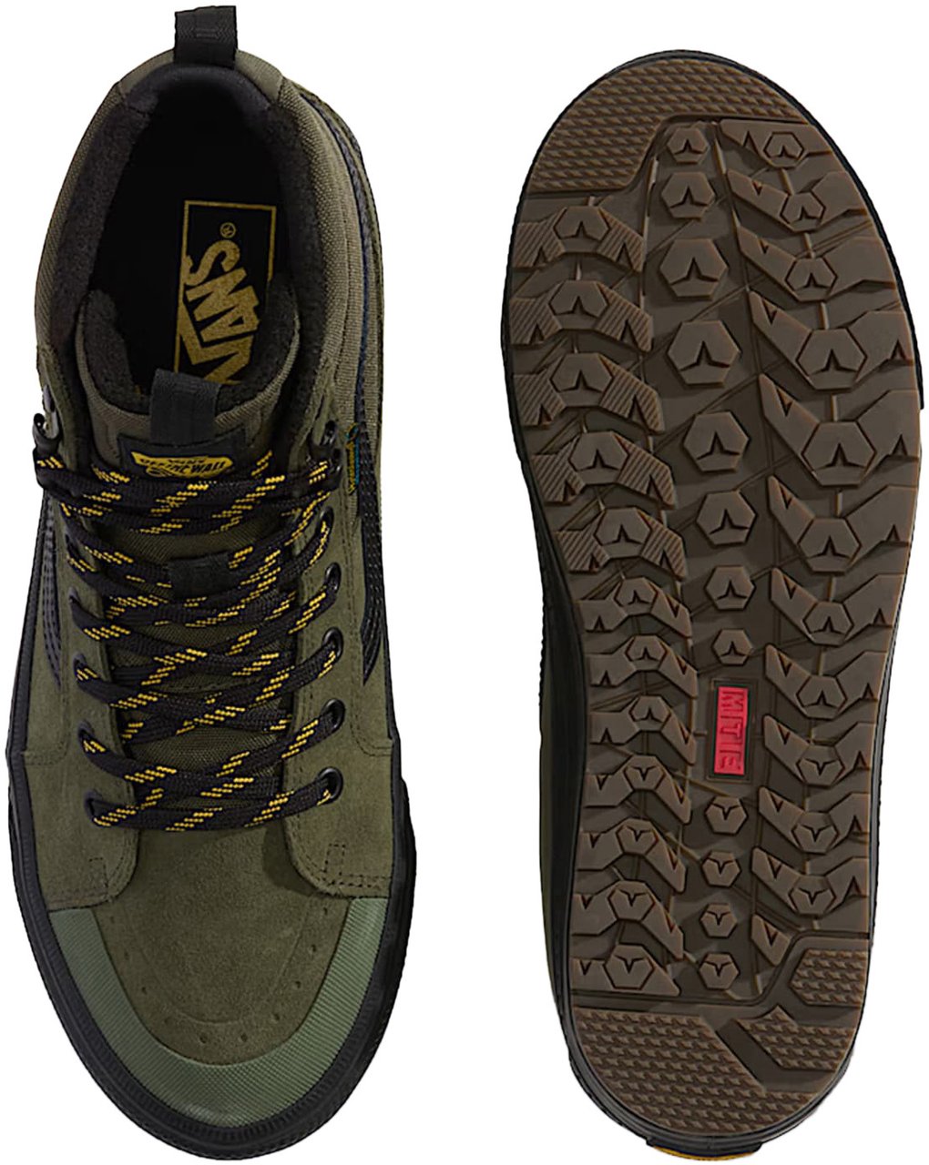 Vans Vans Sk8-HI Waterproof Insulated Groen/Zwart Blauw