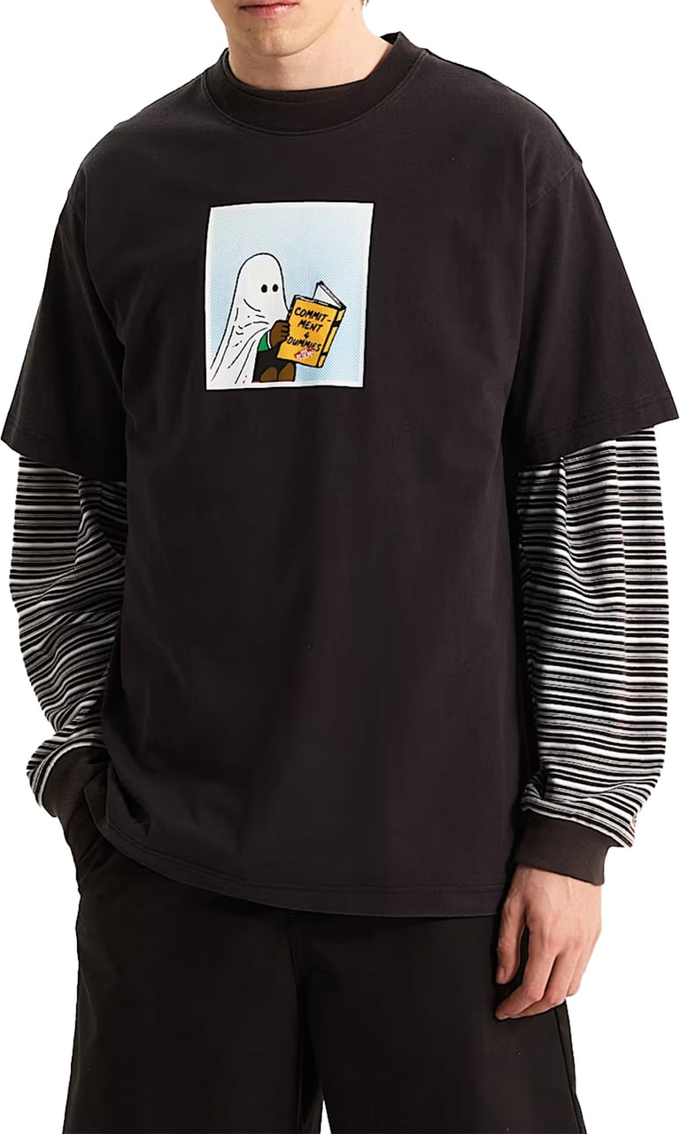 Vans Commitment 4 Dummies T-shirt Zwart Zwart