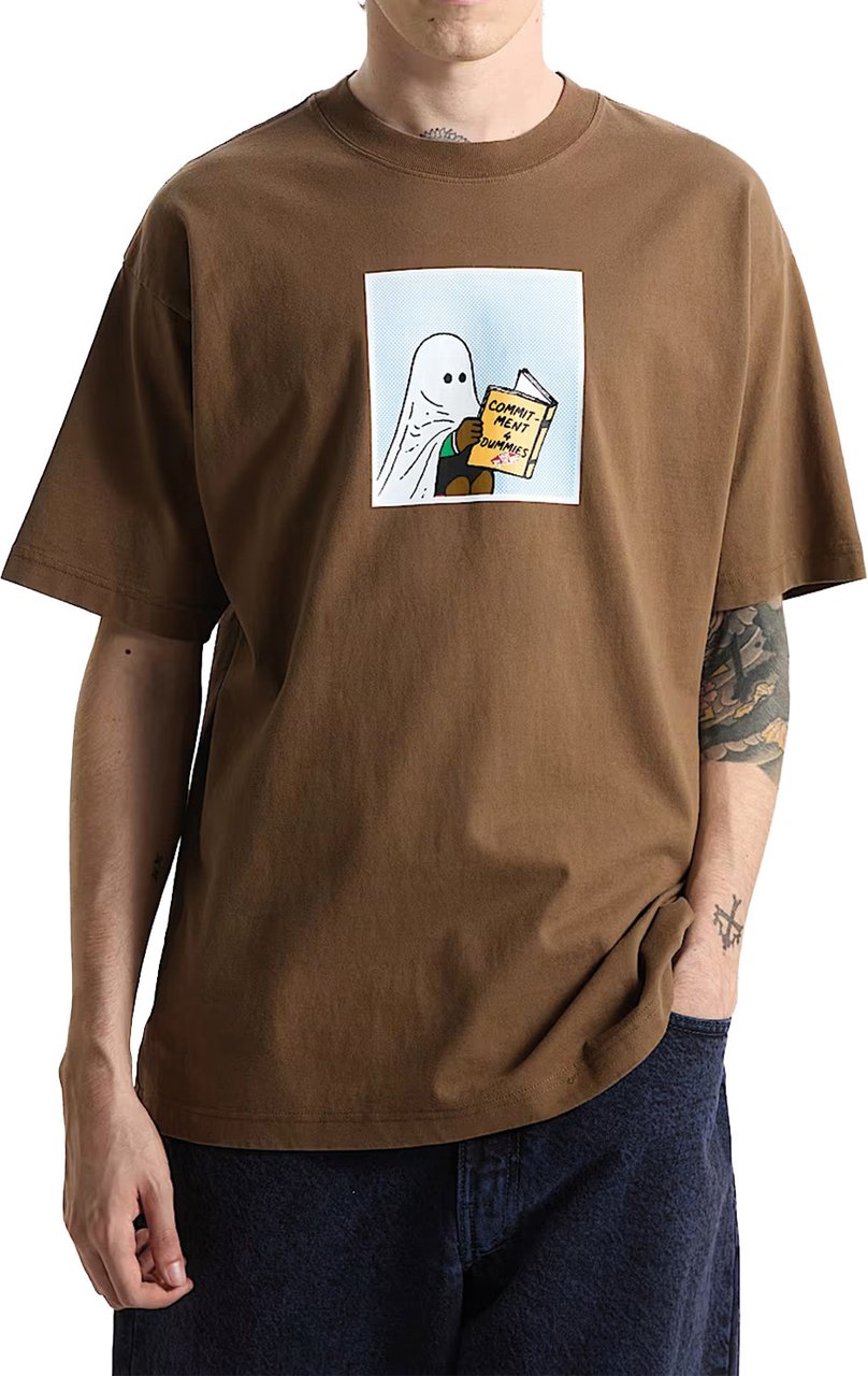 Vans Vans Commitment 4 Dummies T-shirt Bruin Zwart