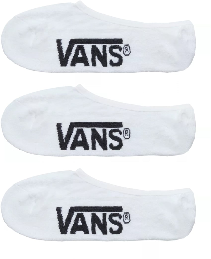 Vans No Show Sneaker Socks Wit Wit