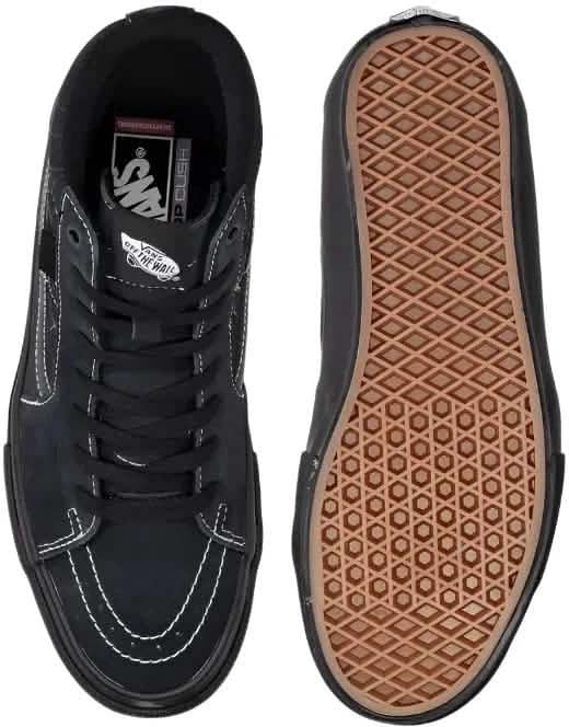 Vans Sk8-Hi Skate Zwart Spider Blauw