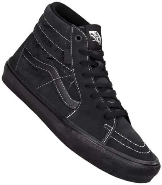 Vans Sk8-Hi Skate Zwart Spider Blauw