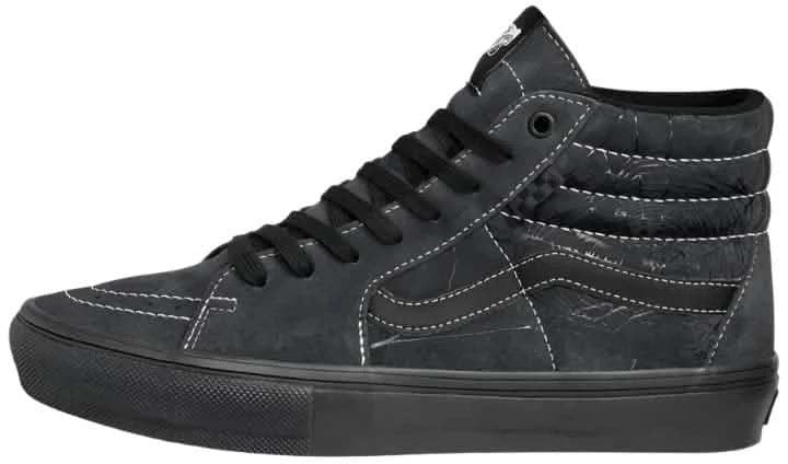 Vans Sk8-Hi Skate Zwart Spider Blauw