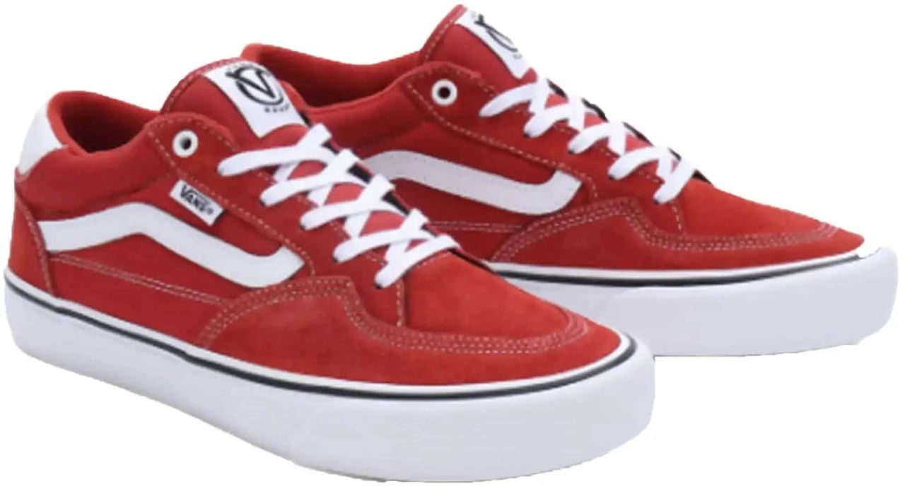 Vans Rowan Rood Wit Rood