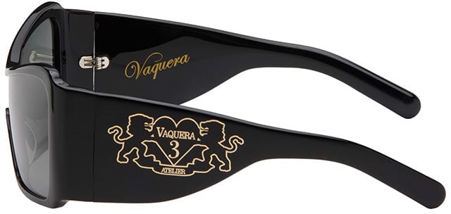 VAQUERA SHIELD SUNGLASSES BLACK Zwart