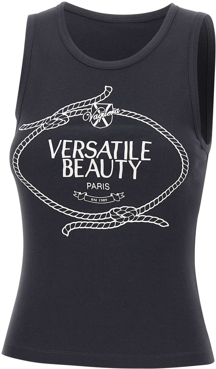 VAQUERA Top Black Zwart