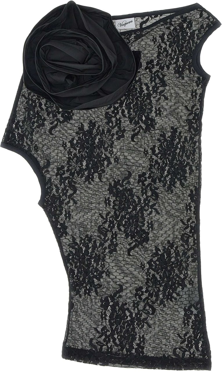 VAQUERA Top Black Zwart