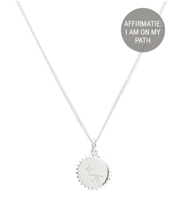 Vedder & Vedder Vedder & Vedder Collier Affirmation Zilver On My Path 45cm Divers